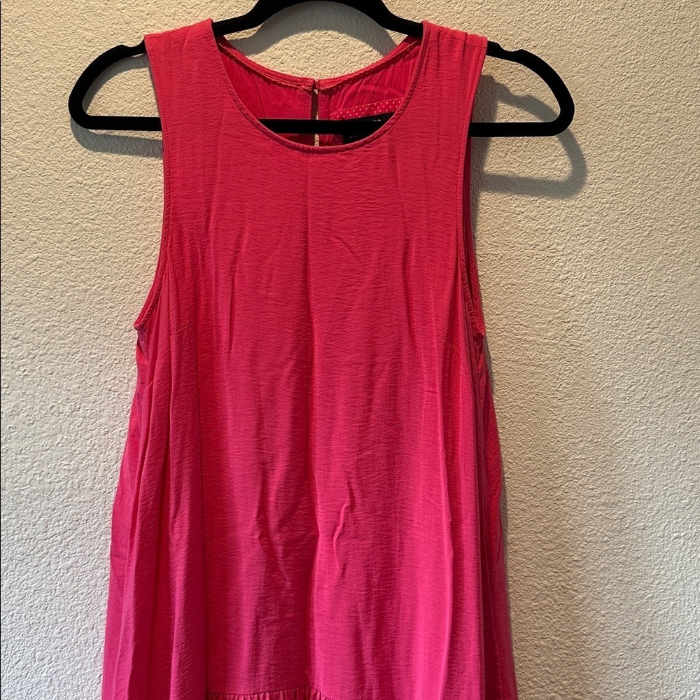 Maeve Vibrant Pink Sleeveless Maxi Dress - Picture 2 of 9